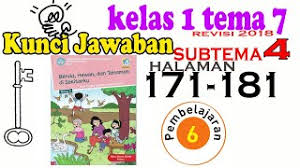 Kunci jawaban kelas 3 tema 7 subtema 4 pembelajaran 1 berlibur di rumah paman saat liburan sekolah, beni mengunjungi rumah paman. Kunci Kelas 1 Tema 7 Subtema 4 Pembelajaran 6 Halaman 171 Sampai 181 Rev 2017 Youtube