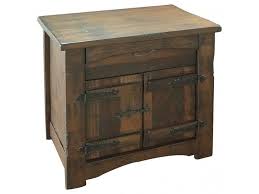 Rustic nightstand 2 drawer nightstand dresser black furniture solid wood furniture teen boy bedding teen bedroom metal drawers. International Furniture Direct Mezcal Rustic Nightstand With 2 Doors And 1 Drawer Sheely S Furniture Appliance Nightstands