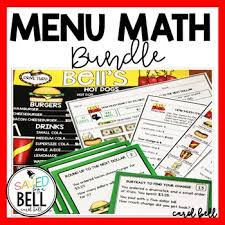 Right free printable menu math worksheets printable pages lots of different printable pages for easy printing you can easily print these printable pictures in just a few mouse clicks printing has made life a lot easier ideas about menu math printable worksheets easy best ideas 3rd grade math rounding. Menu Math Worksheets Teachers Pay Teachers