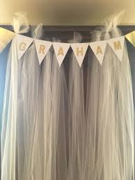 Diy Black And Gold Photo Backdrop Diy Bridal Shower Photo Backdrop Made Of Tulle With Banner Bridal Shower Backdrop Wedding Shower Banners Bridal Shower Diy