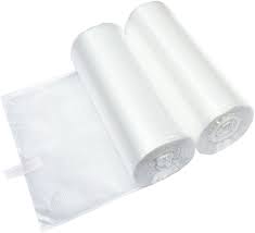 For use with garbage carts, or other roll out containers, trash cans, & construction debris bags. Amazon Com 2 Gallon Small Plastic Trash Bags 7 5 Liters Clear Wastebasket Liners Garbage Bags For Home Office Bathroom 100 Counts Home Kitchen