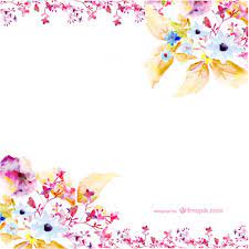 Free download watercolor flowers background. Watercolor Flowers Art Free Vector