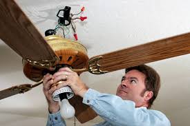 Some common ceiling fan problems that require repair include a wobbly, squeaky, or humming fan, a fan that won't turn on or whose lights are flickering, a ceiling fan with a stuck chain, a speed problem, a faulty motor, or a the national average cost for repairing a ceiling fan is between $90 and $200. Repairing A Ceiling Fan Thriftyfun