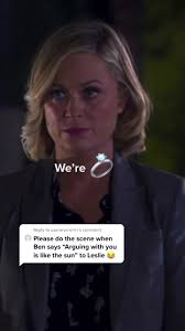 Parks and Rec Ben and Leslie