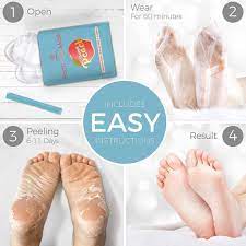 Pour some aspirin into a bowl and set aside. Peach Foot Peel Mask Feet Peel Diy Best Foot Cream Essential Oils 2 Pack 26 From Usa Foot Cream Essential Oils Foot Peel Peeling Mask