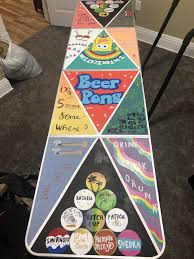 Beer Pong Table In 2020 Beer Pong Table Diy Beer Pong Table Designs Beer Pong Table Painted