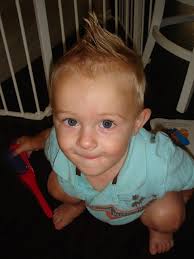 Sam Rocks the Faux Hawk