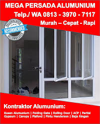 Kusen aluminium memang sudah terkenal akan daya tahan yang kokoh, dan tidak terpengaruh dengan segala cuaca yang dihadapinya. Big Promo Telp Wa 0813 3970 7117 Kusen Aluminium Bagus Sukoharjo Harga Jendela Aluminium Terpasang Aluminum Windows Design Window Design Aluminium Windows