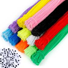 Grab some pipe cleaners and googly eyes and make 9 adorable pipe cleaner animals! Epiqueone 1200 Pipe Cleaners In 12 Assorted Colors 100 Googly Eyes 1000 Plus 200 Fluorescent Chenille Stem For Decorations Diy Arts And Crafts Projects Art Supplies For Adults And Kids Walmart Com Walmart Com