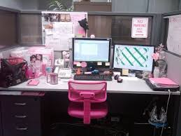 Desk Decorating Ideas Workspace Cute Cubicle Decorating Ideas Work Pink Chair White Desk Storage Drawe Cubicle Decor Office Cute Office Decor Work Office Decor