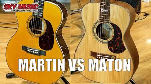 Martin Vs Maton An Acoustic Guitar Comparison Youtube We pride ourselves on making the best guitars possible at a price musicians can afford! martin vs maton an acoustic guitar comparison