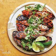 Sweet And Spicy Grilled Summer Squash Sel Magique Special Recipe Healthy Grilling Recipes Grilling Recipes Sides Grilled Fish Recipes