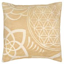 Vielen dank an meinen schatz der die. Deko Kissen 50 X 50 Beige Mit Blume Des Lebens Motiven Synthetikfullung Fengshui Shopping De