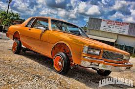 Orange 1985 Caprice Lowrider Chevrolet Caprice Lowriders Chevrolet