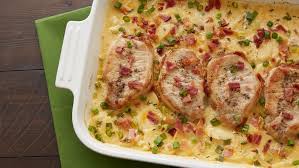 Pork Chops With Cheesy Scalloped Potatoes Recipe Scalloped Potatoes Cheesy Scalloped Potatoes Pork Recipes