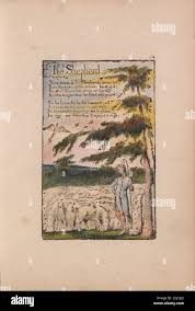 Songs Of Innocence And Of Experience Plate 14 The Shepherd Bentley 5 Print Made By William Blake 1757 1827 British 1789 To 1794 Relief Etching Printed In Dark Brown With Pen And Black Ink