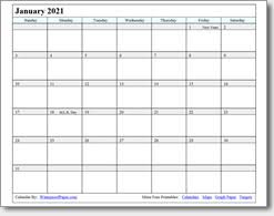 Make a 2020, 2021, 2022 calendar. January 2021 Printable Calendars Print As Many As You Want