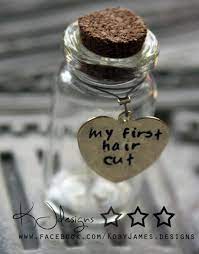 Babys First Haircut Jar Baby S First Haircut First Haircut Babies First Haircut Boy