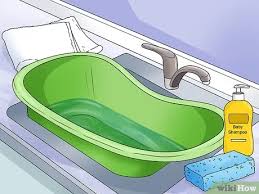 Before starting the bath, collect everything you need and place within arm's length of the baby bath. 5 Ways To Bathe A Newborn Wikihow Mom