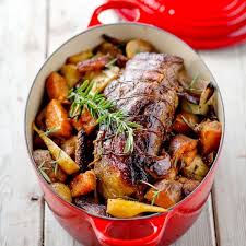 Trussed Beef Pot Roast With Autumn Vegetables Le Creuset Recipes Le Creuset Recipes Roast Beef Recipes Beef Pot Roast