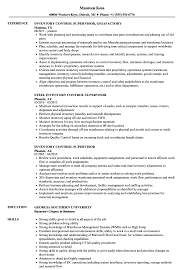 Functional resume sample inventory control supervisor manager apply man samples job objective. Inventory Control Supervisor Resume Samples Velvet Jobs