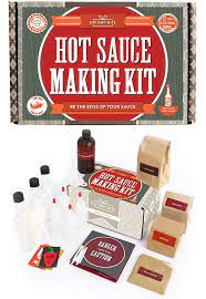 To do this all you need is a really cool hat and this hot sauce complete kit. Diy Gift Kits Hot Sauce Kit Makes 7 Lip Smacking Gourmet Bottles