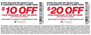 Macy S Extra 10 Off 25 Or 20 Off 50 In Macy S Stores Macys Coupons Macys Coupon Macys