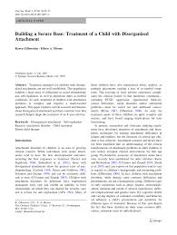 Read below to see the signs and what you can do to heal. Pdf Building A Secure Base Treatment Of A Child With Disorganized Attachment