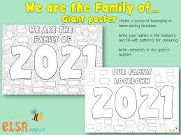 Trump has activated the insurrection act and washington dc was on lockdown. Family Of 2021 Giant Colouring Poster Elsa Support