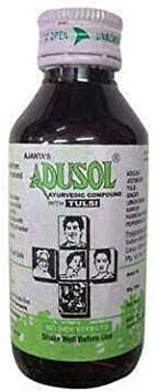 Amazon Com Adusol Ayurvedic Cough And Cold Syrup 100ml Health Household