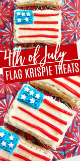 4th Of July Flag Rice Krispies Treats Recipe Passion For Savings In 2020 Rice Krispy Treats Recipe Rice Krispie Treats Krispie Treats