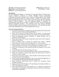One of the aims of these managers is to maximise the client´s money obtained from return on investments. Fund Reporting Manager Job Description By Mheginc Issuu