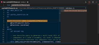 Using the codelens you can find code changes and other histories. Visual Studio Code Vs Code For Sql Server Development
