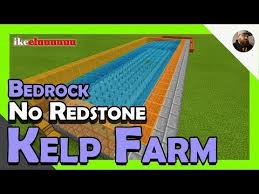 In this short tutorial i show you a couple very simple kelp farms for minecraft bedrock edition! Afk No Redstone Kelp Farm Bedrock Editon Tutorial Youtube In 2021 Minecraft Tutorial Minecraft Minecraft Building Blueprints