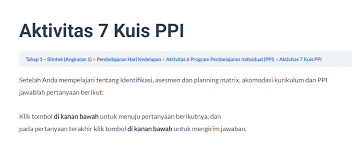 Membimbing anak belajar di rumah. Materi Kuis Program Pembelajaran Individual Ppi Info Pendidikan Terbaru