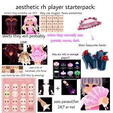 It would mean a lot to me if you . Aesthetic Royale High Player Starterpack R Royalehigh Roblox