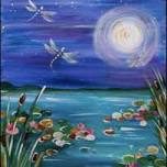 Paint with Ashley Blake “Moonlit Fireflies” Paint Night