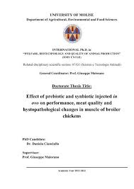 Controllo che, dice il deputato del pd roberto zaccaria, non c stato. Effect Of Prebiotic And Synbiotic Injected In Ovo On Performance