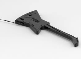 It is much larger, much heavier, and the buttons stick out further from the neck. Artstation Guitar Hero X Plorer Controller Nate Ward