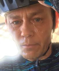 What a difference 24 hours makes, Longstone circuit; overcast and 35mph  winds. Hector and Eos love this route.