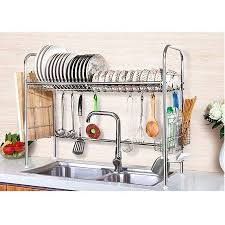 Maybe you would like to learn more about one of these? Nex Single Layer Adjustable 35 37 X 9 8 X 24 5 Dish Rack Stainless Steel Walmart Com Dish Storage Dish Rack Drying Kitchen Storage