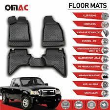 Floor Mats Liner 3d Molded Black 4 Pcs Fits Ford Ranger 2006 2012 Ebay In 2020 Ford Ranger Floor Mats Vw Eos