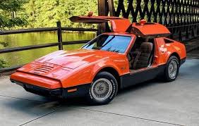 Image result for Safety Red 1975 Bricklin