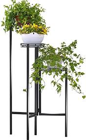 Maybe you would like to learn more about one of these? Amazon Com 3 Tier Round Plant Stand With Wood Shelf Hfhome Desktop Shelf Succulents Micro Plant Pot Holder Flower Stand Photo Display Rack For Home And Office Black Planter Stand Black Patio Lawn