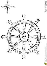 coloriage mer et marin barre de gouvernail sur hugolescargot com tatouage flocon neige gargona lyria