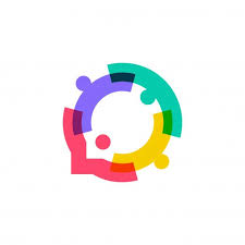 People Family Together Human Unity Chat Bubble Logo Unity Logo Logo Design People Abstract Logo