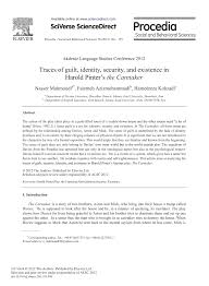 The collection is a 1961 play by harold pinter featuring two couples, james and stella and harry and bill. Pdf Traces Of Guilt Identity Security And Existence In Harold Pinter S The Caretaker