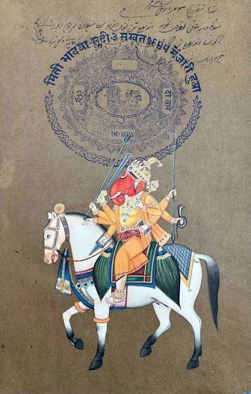 Ganesh ji Miniature Painting On Old Stamp Paper | Mohan Prajapati