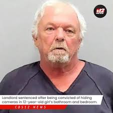 HIDDEN CAMERAS: Bruce Wayne Grady was given a year-and-a-half behind bars  after being found guilty of recording the young girl in her Martin County  home. Click link in the bio for more