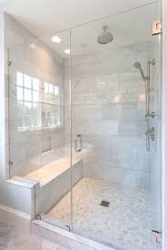 Walk In Glass Shower With Built In Shower Seat And Marble Shower Walls In Master Bathroom Of Bathroom Remodel Master Bathroom Remodel Designs Bathrooms Remodel
